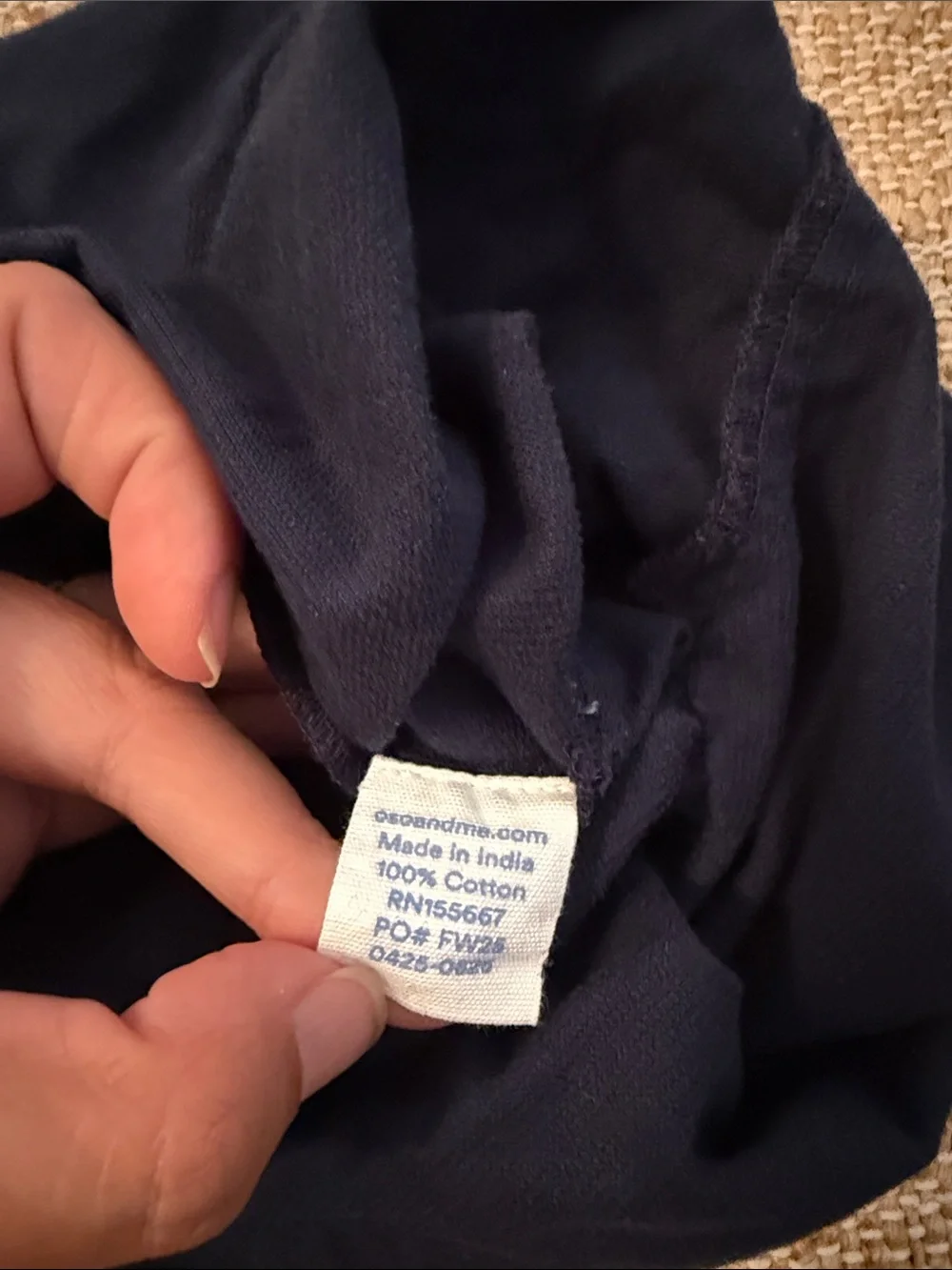 Oso & Me size 3 Navy Corduroy Bowie Pant 3T